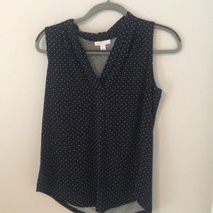 Charter Club Polka Dot top! Size Petite Medium!